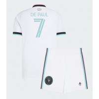 Inter Miami Rodrigo De Paul #7 Kolmas Peliasu Lasten 2026-27 Lyhythihainen (+ Lyhyet housut)
